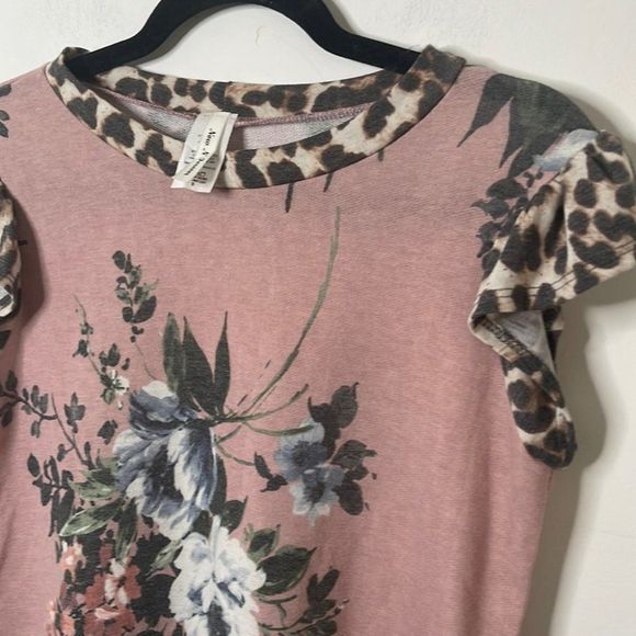 Floral wild side lounge too in mauve NWOT - Picture 2 of 4